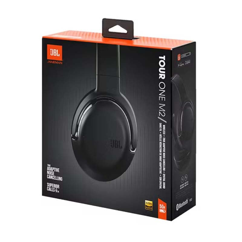 JBL Tour One M2 Wireless Bluetooth Over-Ear Noise Cancelling Headphones - Black - Black