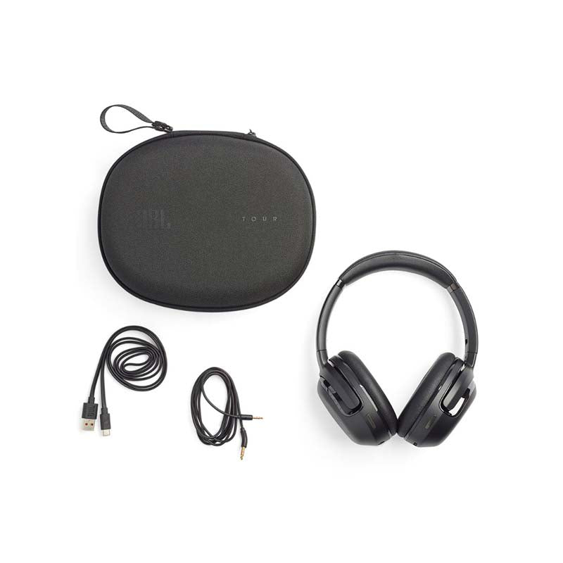 JBL Tour One M2 Wireless Bluetooth Over-Ear Noise Cancelling Headphones - Black - Black
