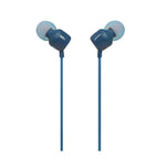 JBL Tune 110 In-Ear Earbuds + Mic - Blue - Blue