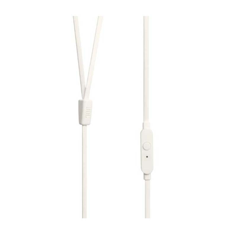 JBL Tune 110 In Ear Earbuds With Mic - White - White