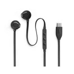 JBL Tune 305C USB-C Wired Hi-Res Earbuds - Black - Black