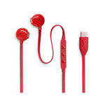 JBL Tune 305C USB-C Wired Hi-Res Earbuds - Red - Red