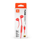 JBL Tune 305C USB-C Wired Hi-Res Earbuds - Red - Red