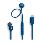 JBL Tune 310C USB Type C In-Ear Earbuds - Blue - Blue