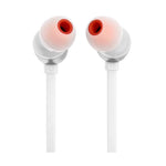 JBL Tune 310C USB Type C In-Ear Earbuds - White - White