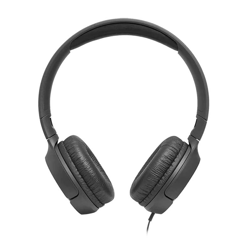 JBL Tune 500 Wired On Ear Headphones With Mic - Black - Black