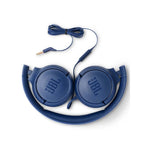 JBL Tune 500 Wired On Ear Headphones With Mic - Blue - Blue