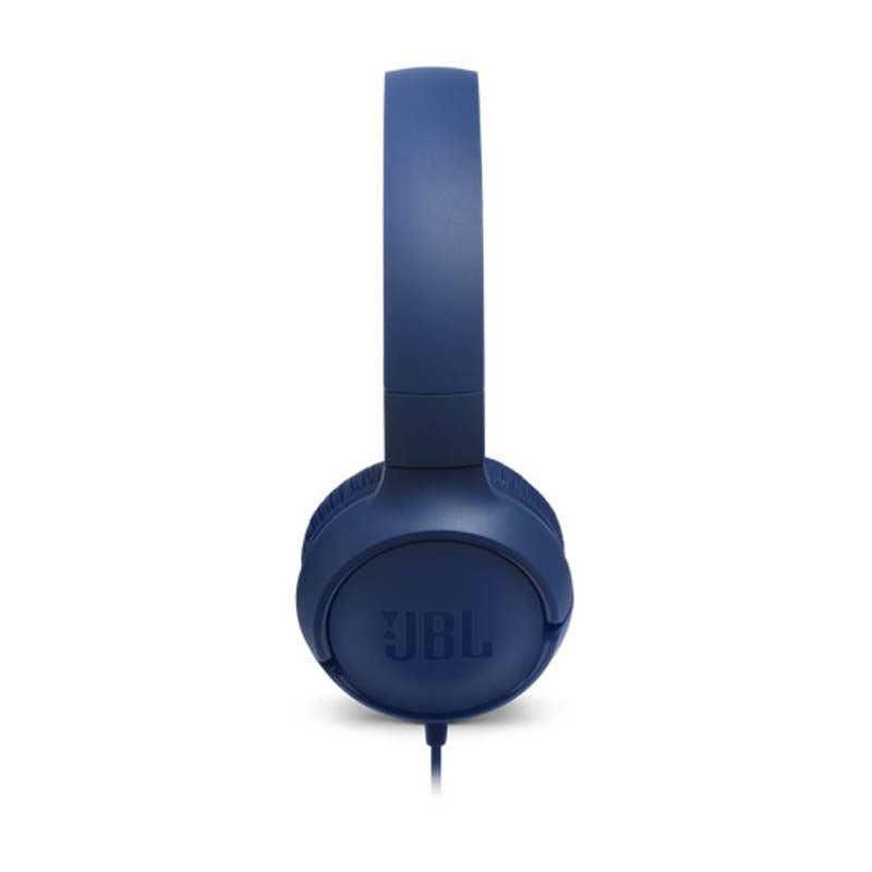JBL Tune 500 Wired On Ear Headphones With Mic - Blue - Blue