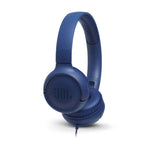 JBL Tune 500 Wired On Ear Headphones With Mic - Blue - Blue