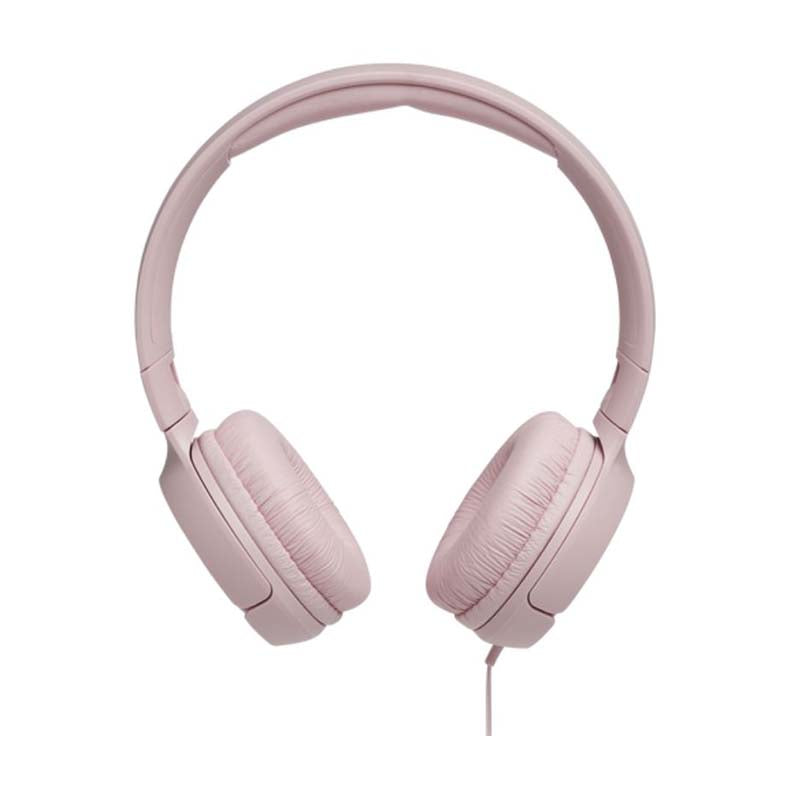 JBL Tune 500 Wired On Ear Headphones With Mic - Pink - Pink