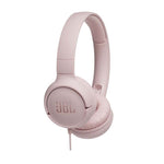 JBL Tune 500 Wired On Ear Headphones With Mic - Pink - Pink