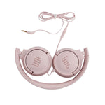 JBL Tune 500 Wired On Ear Headphones With Mic - Pink - Pink