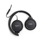 JBL Tune 520C Hi-Res Wired On Ear Headphones - Black - Black