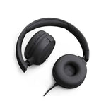JBL Tune 520C Hi-Res Wired On Ear Headphones - Black - Black