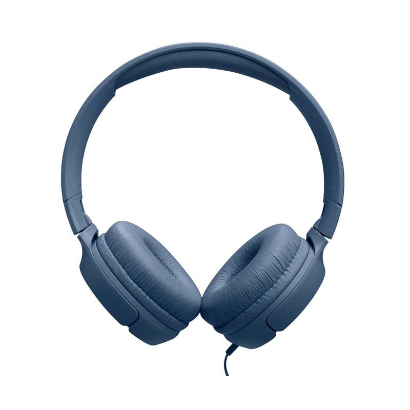 JBL Tune 520C Hi-Res Wired On Ear Headphones - Blue - Blue