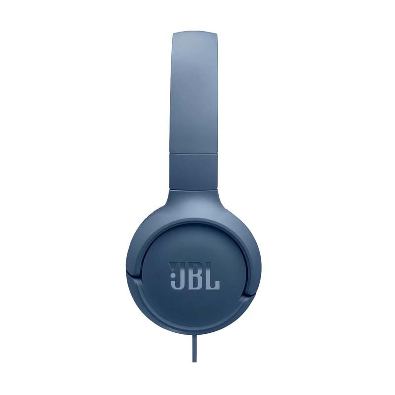 JBL Tune 520C Hi-Res Wired On Ear Headphones - Blue - Blue
