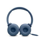 JBL Tune 520C Hi-Res Wired On Ear Headphones - Blue - Blue