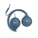 JBL Tune 520C Hi-Res Wired On Ear Headphones - Blue - Blue