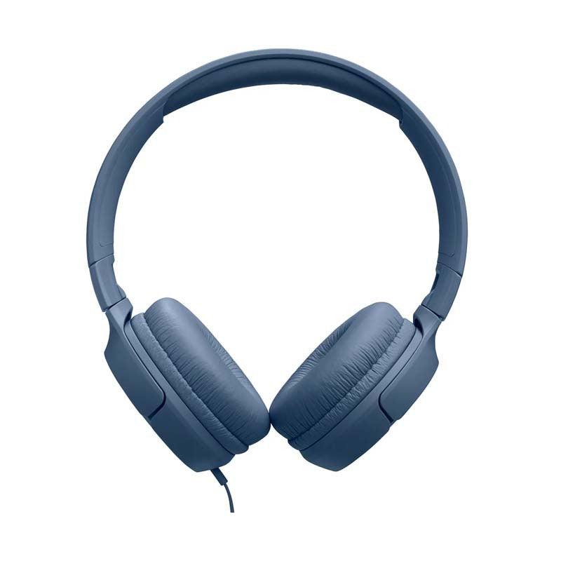 JBL Tune 520C Hi-Res Wired On Ear Headphones - Blue - Blue