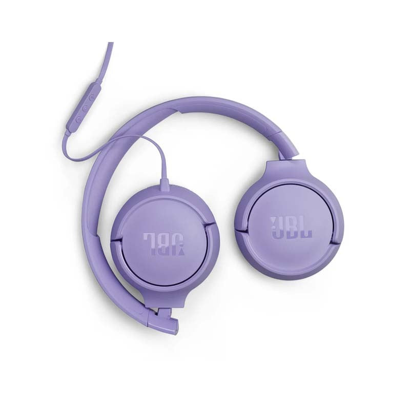 JBL Tune 520C Hi-Res Wired On Ear Headphones - Purple - Purple