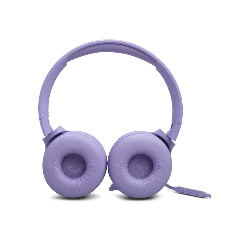 JBL Tune 520C Hi-Res Wired On Ear Headphones - Purple - Purple