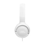 JBL Tune 520C Hi-Res Wired On Ear Headphones - White - White
