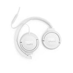 JBL Tune 520C Hi-Res Wired On Ear Headphones - White - White