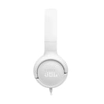 JBL Tune 520C Hi-Res Wired On Ear Headphones - White - White