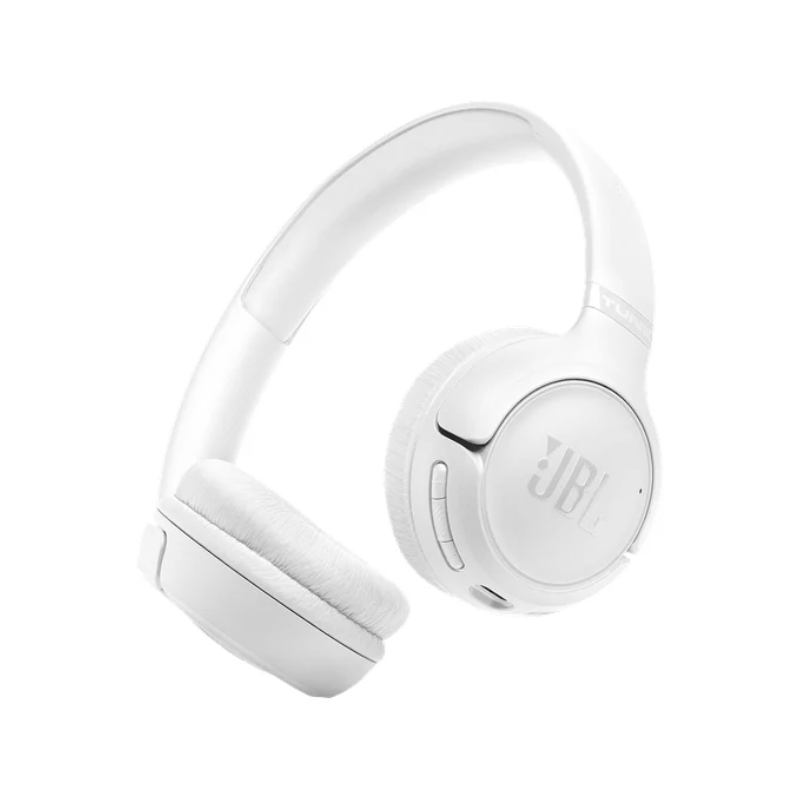 JBL Tune 530 Bluetooth On Ear Headphone - White - White