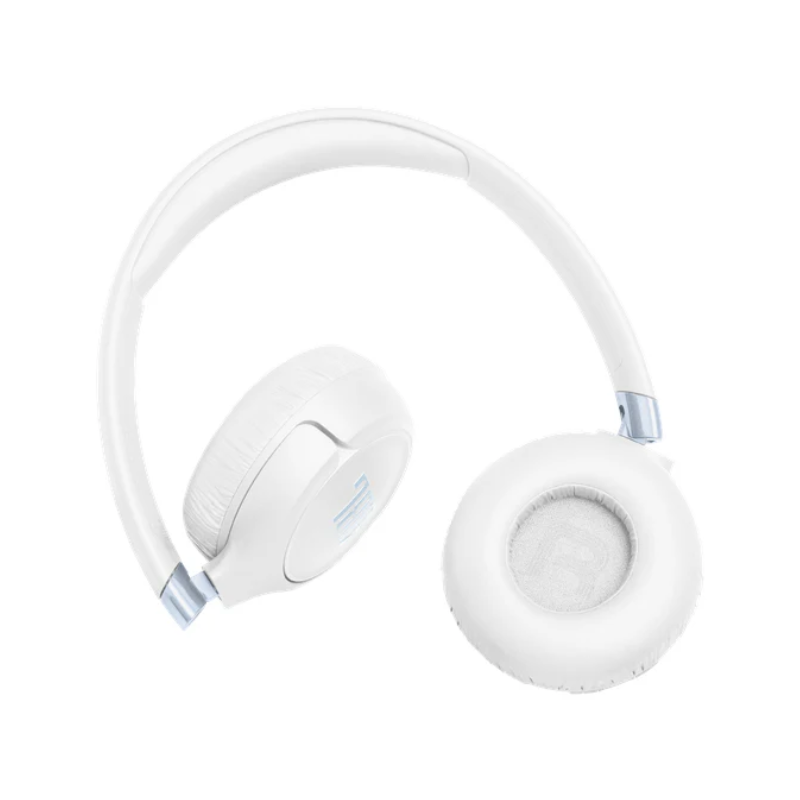 JBL Tune 680 NC Bluetooth On Ear Headphone - White - White