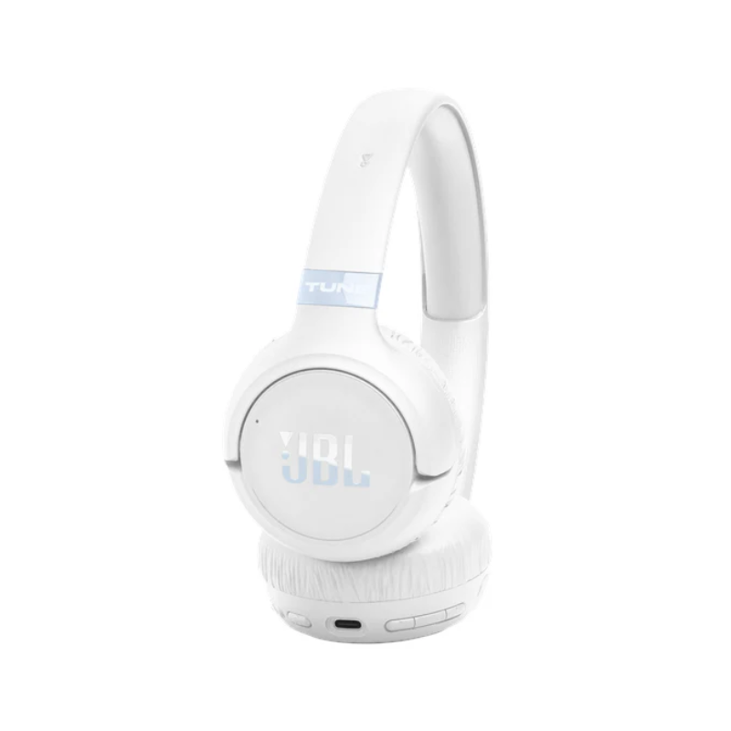 JBL Tune 680 NC Bluetooth On Ear Headphone - White - White