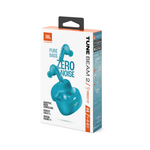 JBL Tune Beam 2 NC TWS In Ear Headphone - Turquoise - Turquoise