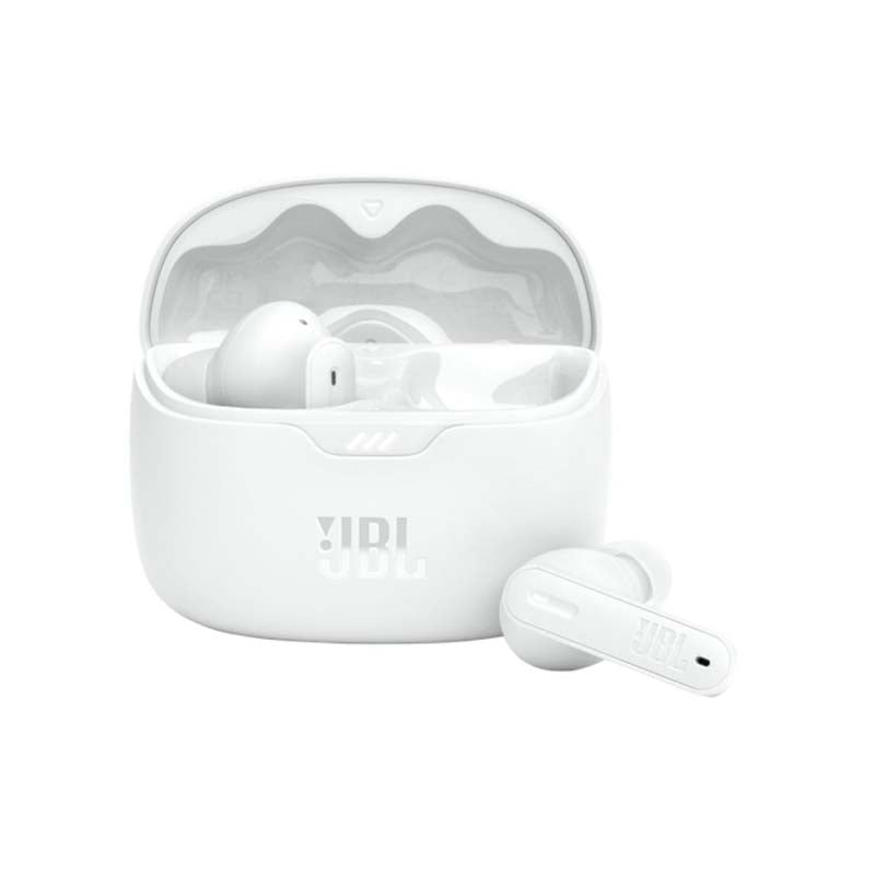 JBL Tune Beam ANC True Wireless In Ear Earbuds - White - White