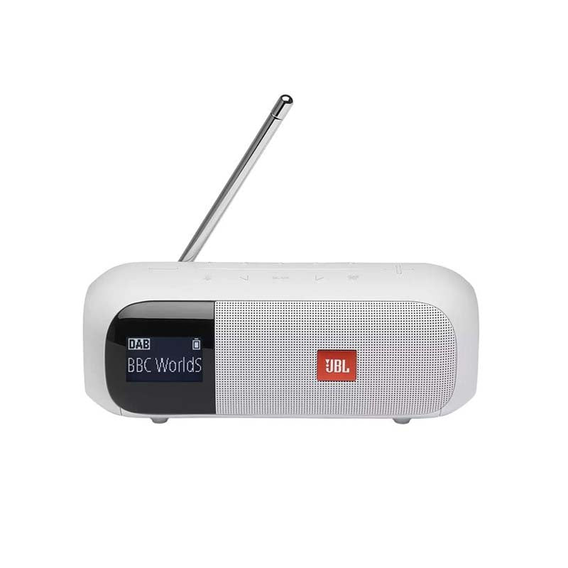 JBL Tuner 2 Portable Bluetooth Speaker With DAB/DAB+/FM Radio - White - White