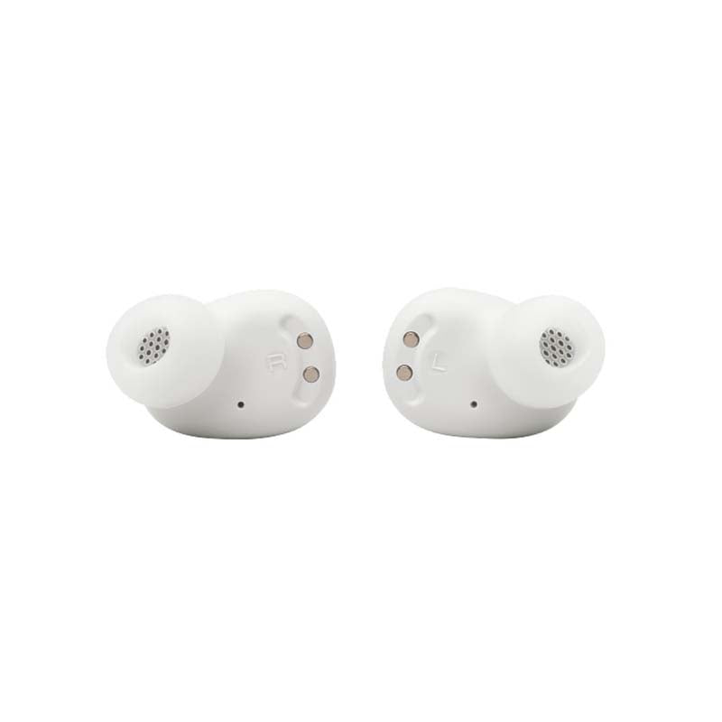 JBL Wave Buds 2 True Wireless Noise Cancelling Earbuds - White - White