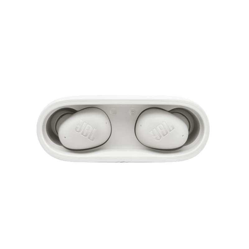 JBL Wave Buds 2 True Wireless Noise Cancelling Earbuds - White - White