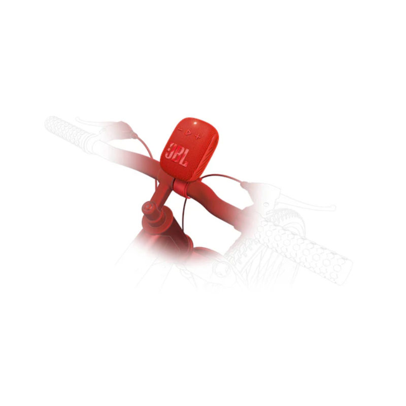 JBL Wind 3S Bluetooth Bicycle Speaker - Red - Red