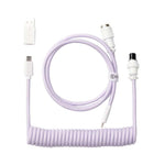 Keychron USB Type-C Coiled Aviator Keyboard Cable - Purple - Purple