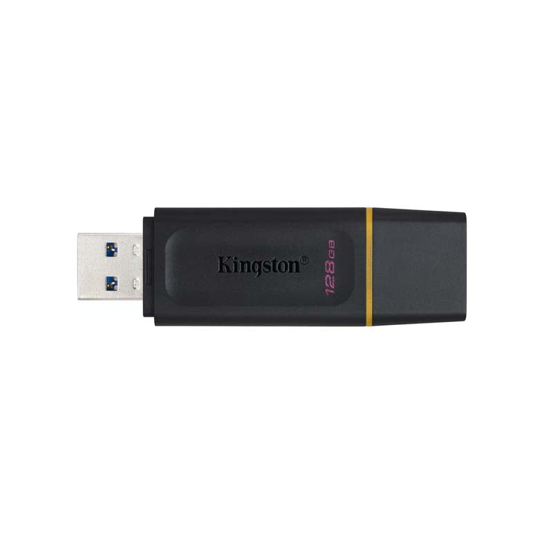 Kingston 128GB USB3.2 Gen1 DataTraveler Exodia - Black / Yellow - Black / Yellow