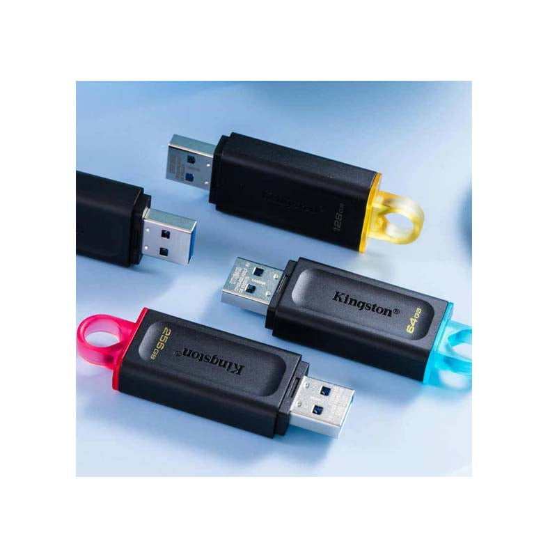 Kingston 128GB USB3.2 Gen1 DataTraveler Exodia - Black / Yellow - Black / Yellow