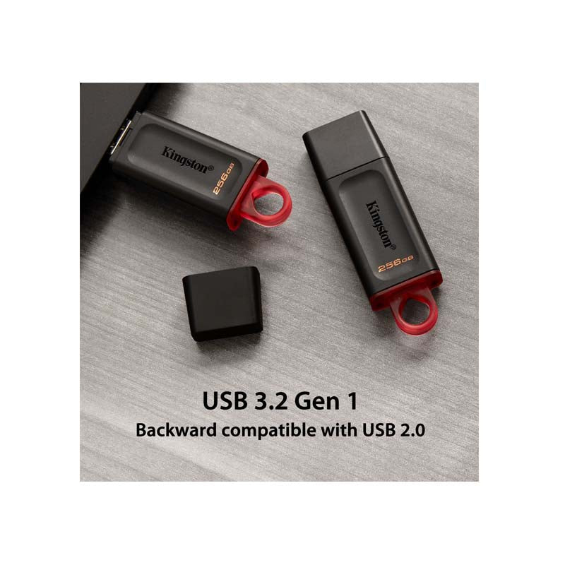 Kingston 128GB USB3.2 Gen1 DataTraveler Exodia - Black / Yellow - Black / Yellow