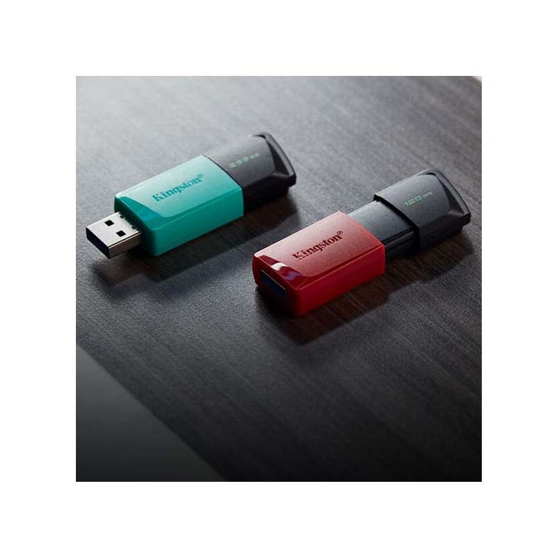 Kingston 128GB USB3.2 Gen1 Datatraveler Exodia M - Black / Red - Black / Red