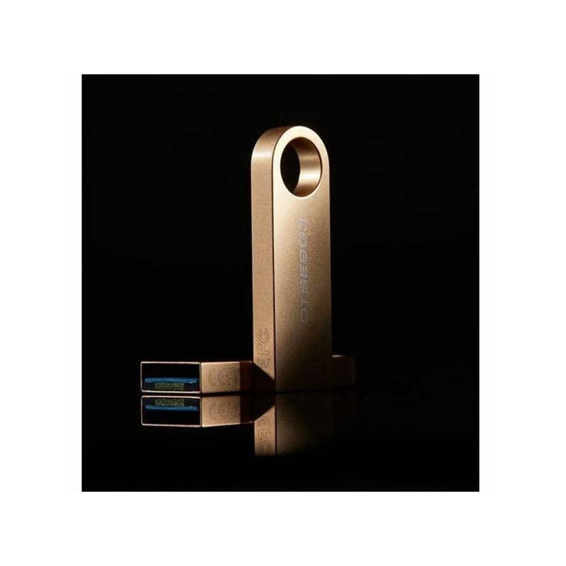 Kingston 64GB 220MB/S Metal USB 3.2 Gen 1 Datatraveler SE9 G3 - Gold
