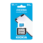 Kioxia 64GB Micro SDHC- UHS-1 Read 100MBs CL10 - White