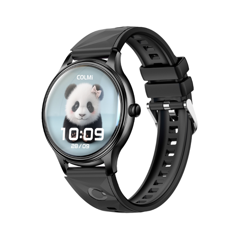 COLMi L28 Smart Watch 1.32inch AMOLED Display Round Smartwatch - Black