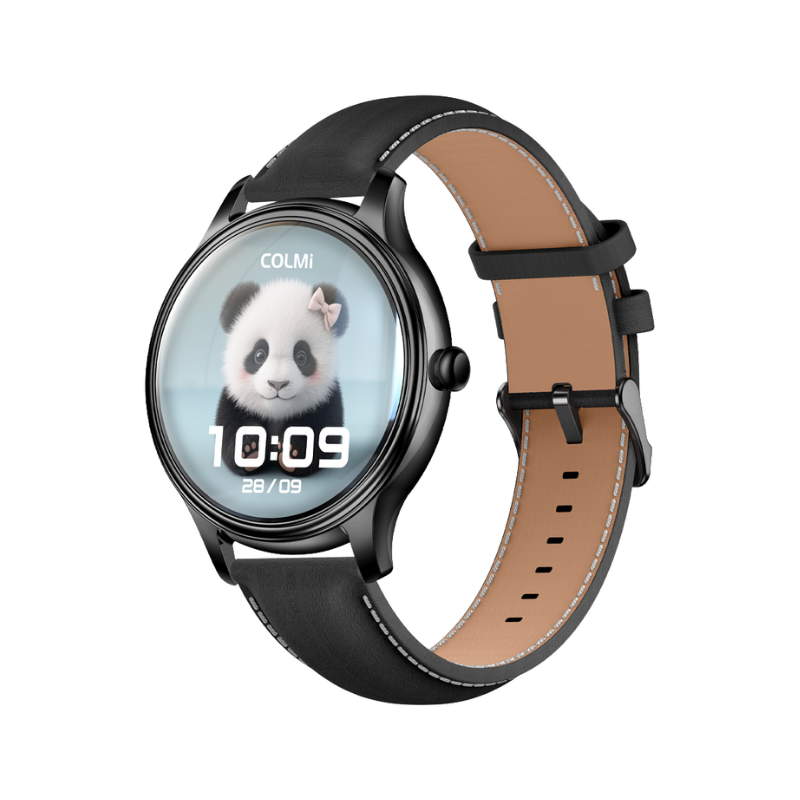 COLMi L28 Smart Watch 1.32inch AMOLED Display Round Smartwatch - Black