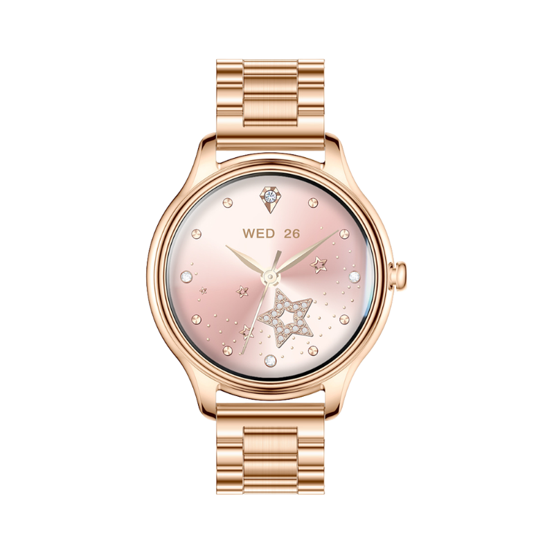 COLMi L28 Smart Watch 1.32inch AMOLED Display Round Smartwatch - Gold