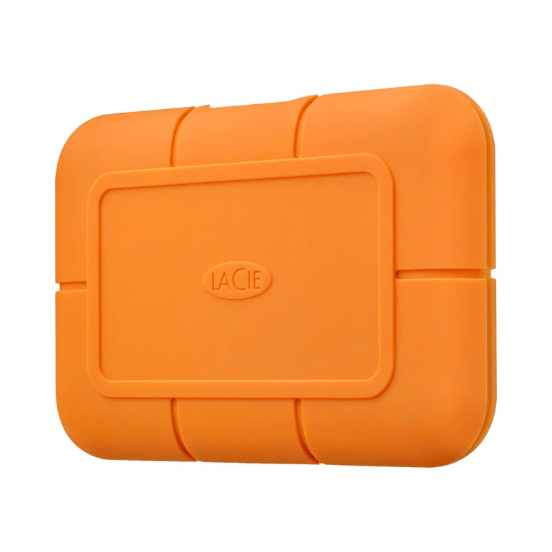 LaCie Rugged 4TB USB 3.2 Gen2 Type-C External SSD - Orange - Orange
