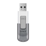 Lexar 128GB Jump Drive V100 USB 3.0 Flash Drive - White