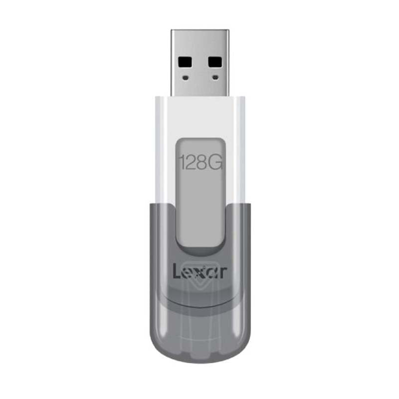 Lexar 128GB Jump Drive V100 USB 3.0 Flash Drive - White